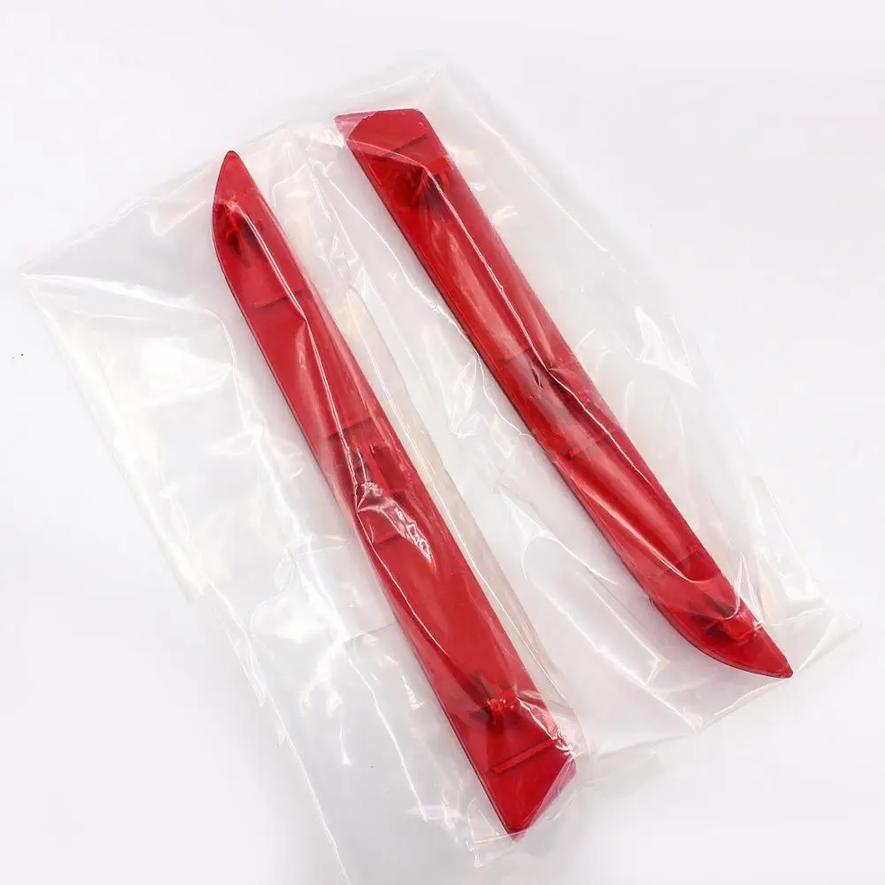 

New Red Lens Rear Bumper Cover L+R Reflector For BMW F10 5-Series 528i 535i 550i 63147318555 63147318556 car accessories