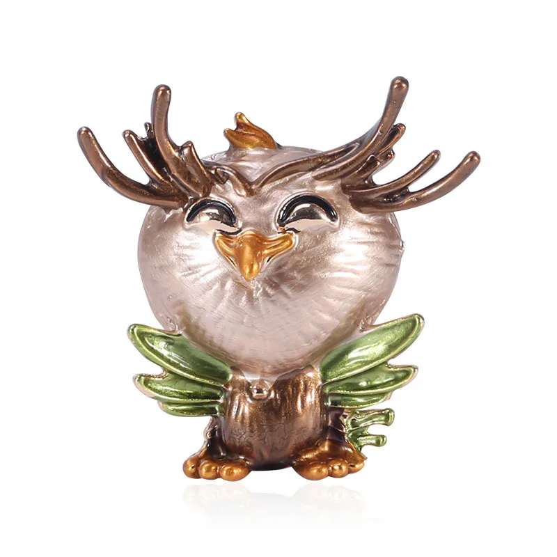

WYBU Brooch for Children and Women Fashion Owl Brooch Pin Animal Gift 2021 New Design Jewelry Gift for Women