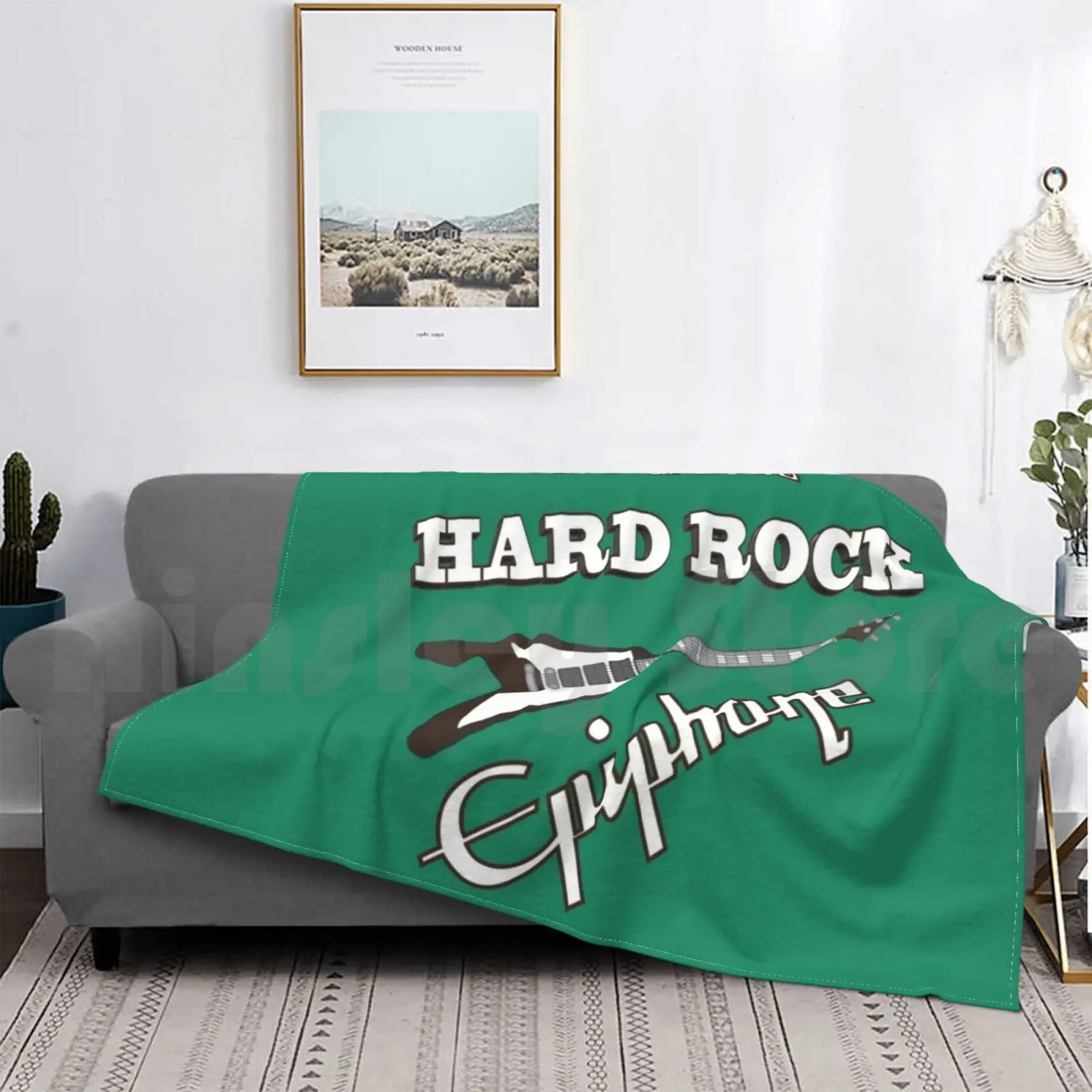 Жесткая рок живая и Громкая одеяло модная гитара на заказ музыкальная песня Hevimetal