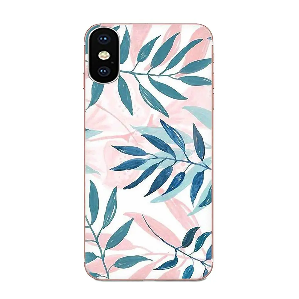 Мягкие чехлы для телефонов Apple iPhone 4 4S 5 5C 5S SE SE2 6 6S 7 8 11 Plus Pro X XS Max XR с тропическими