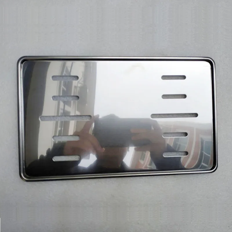 

Suitable for Russian Metal License Plate Frame Plate Holder Number Frame Plate Cover License Plate 1 Pcs