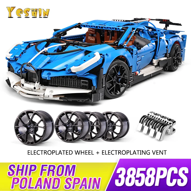 Игрушечный автомобиль MOULD KING 13125 механическая модель автомобиля MOC 1:8 набор для