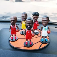 cartoon basketball star ornaments sports player toy collection model small sculpture car decoration doll gift for boyfriend