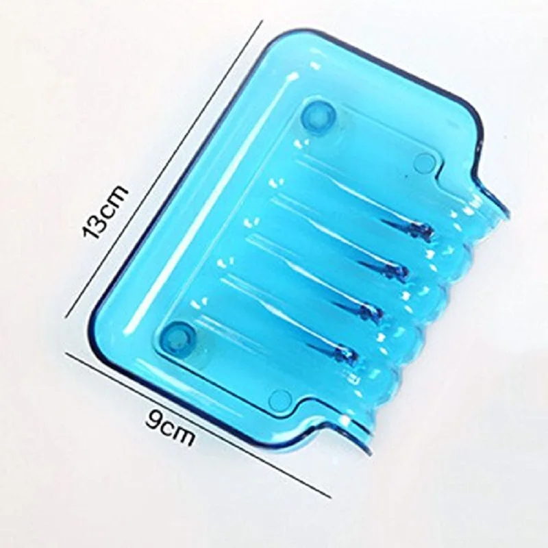 

1PCS Kitchen Bathroom Sucker Sponge Storage Rack Soap Holder Draining Rack Random color