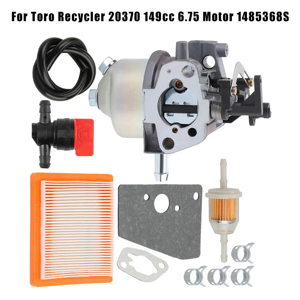 

Carburetor For Toro Recycler 20370 149cc 6.75 Motor 1485368S W/ Air Filter For Husqvarna MTD Mowers With Automatic Throttling