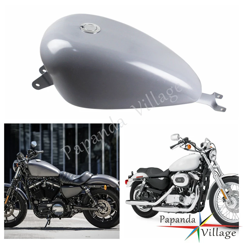 Papanda мотоцикл 3 EFI Бензобак топливный бак для Harley Davidson Sportster XL 1200 883 2007 2016|motorbike fuel