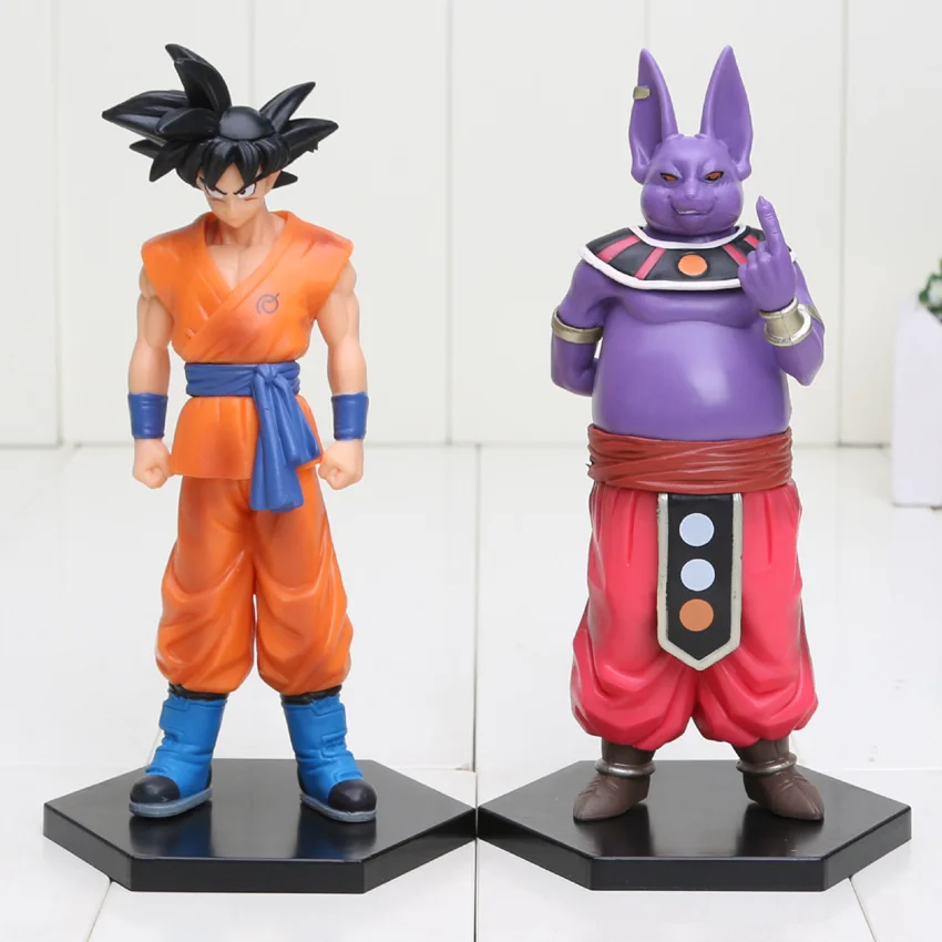 Dragon Ball z Super Saiyan Beerus Champa Vegeta Son Goku Hercule Son Gohan лопуха Фигурки Коллекционная модель игрушки