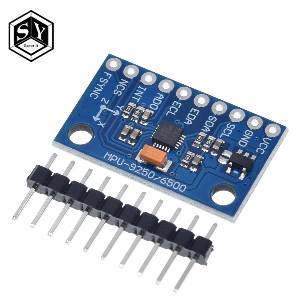 MPU 9250 GY 9 осевой сенсорный модуль I2C/SPI связь триосевой гироскоп + акселерометр