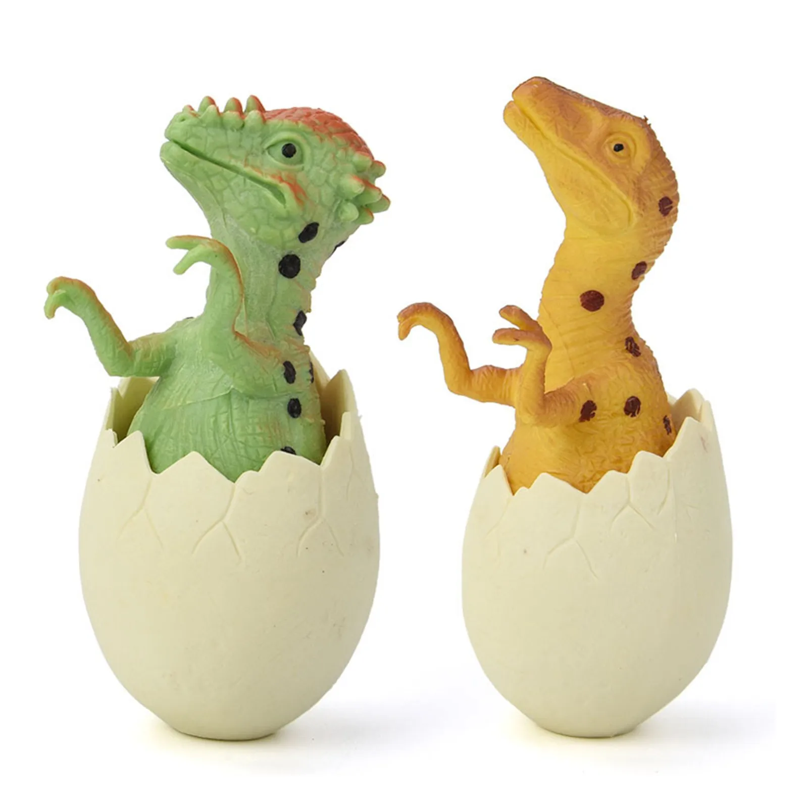 

8pcs Simulation Broken Shell Novelty Dinosaur Egg Tyrannosaurus Triceratops Animal Model Kids Toys Games Childrens Holiday Gift