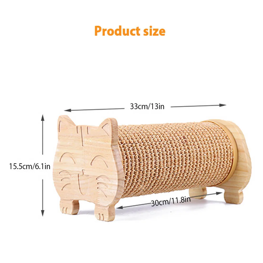 

Cat Scratch Board Sisal Scratching Post Kitten Grinding Claws Column Pole Gnawing Interactive Toys Furniture Sofa Protect Pad