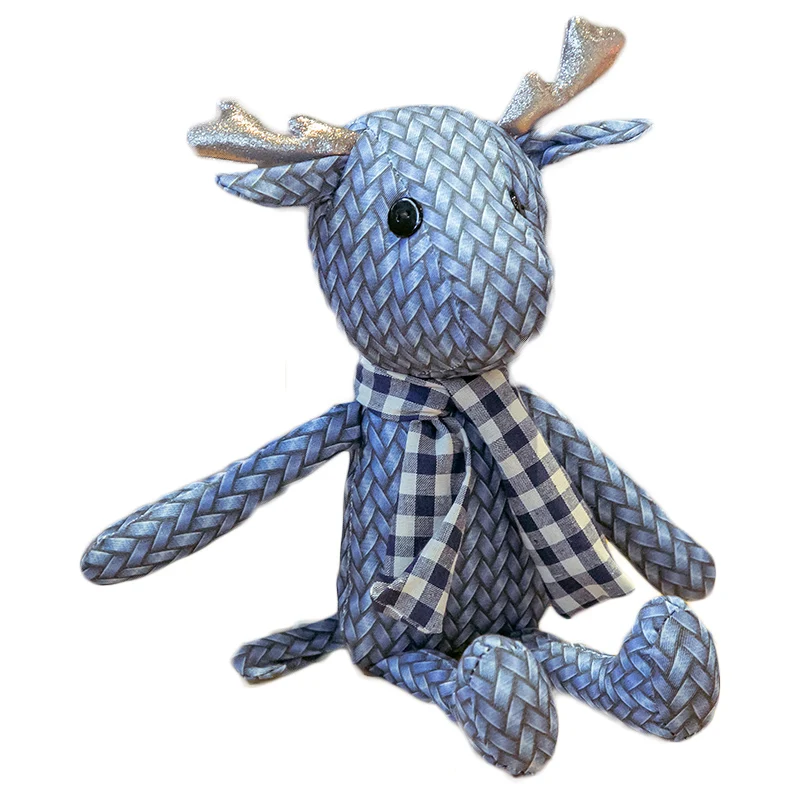 1 шт. 37/60 см плюшевый олень кукла игрушки набивное животное шарф мультяшный для