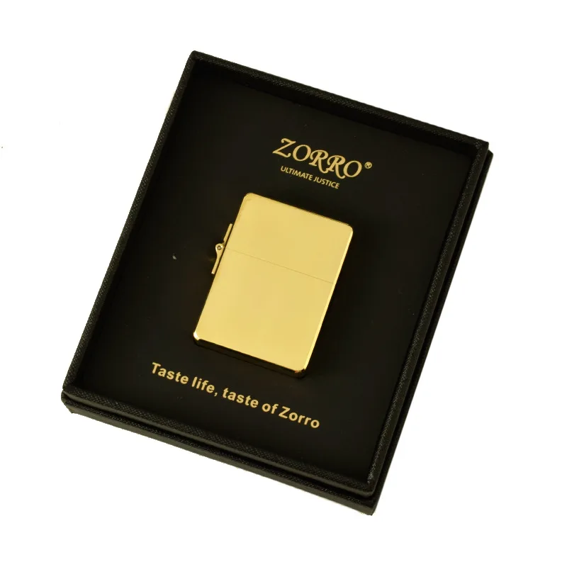 Тяжелая армированная керосиновая зажигалка прохладная латунная Зажигалка для