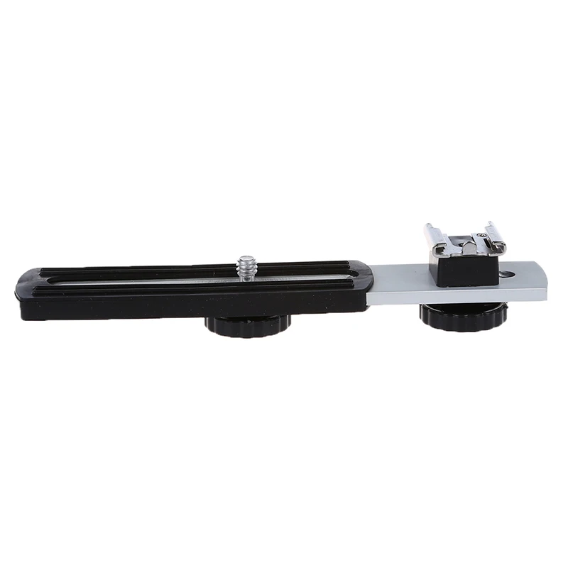

Universal 1/4" Sliding Screw Metal Flash Bracket for Digital Camera