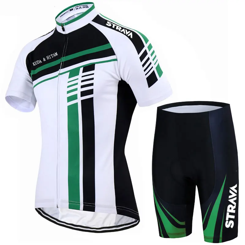 

2021 strava Мужская велосипедная одежда , Быстросохнущий летний костюм с короткими рукавами, рубашка и брюки guantes ciclismo