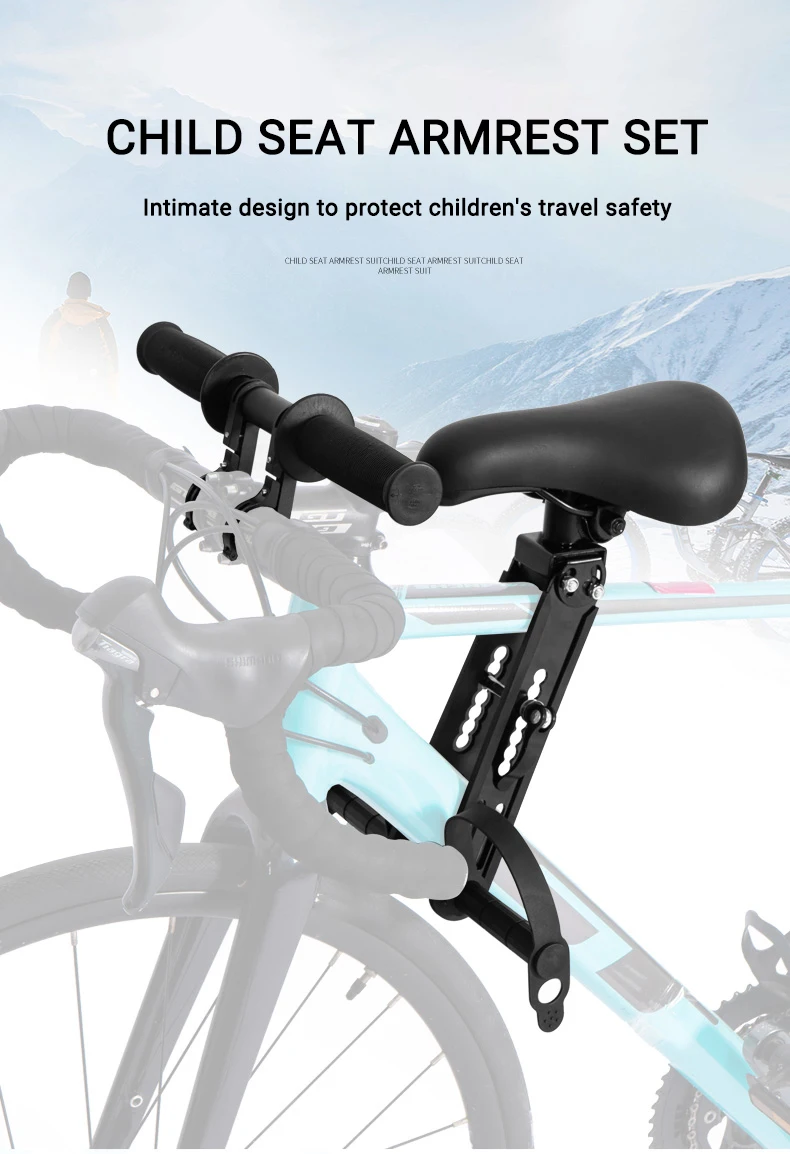 

Front Mounted Child mtb Bike Seat for 2 3 4 5 year sold Soft baby seat mountain bicycle frame Quick Release kids saddle parts