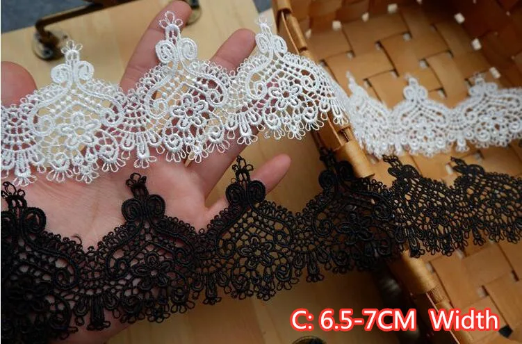 5yards/lot Exquisite Water Soluble Embroidery Lace Wedding Dress First Yarn DIY Clothing Accessories RS1217 | Дом и сад