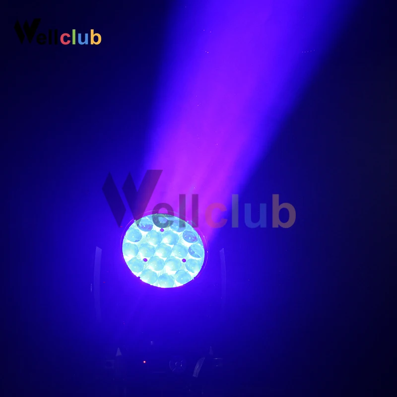 2pcs AURA 19x15W RGBW Led Moving Head Light Beam Wash With Zoom Backlight Stage Dj For Bar Wedding Church | Лампы и освещение