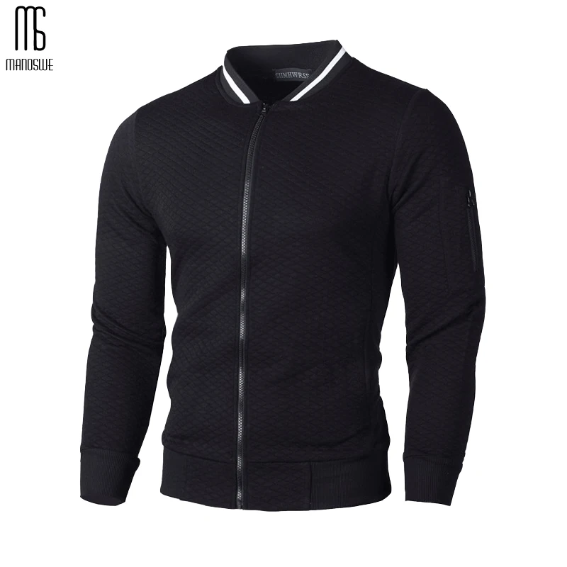 Manoswe мужская куртка со стоячим воротником повседневная спортивная одежда