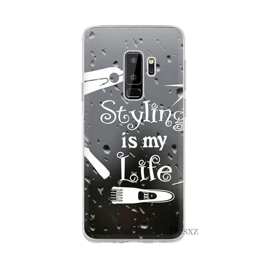 Phone Case Cover Stylist Scissors Brush Switch Print Drawing For Samsung Galaxy J3 J5 J7 2016 2017 A5 A6 A8 Plus 2018 Note 8 9 |