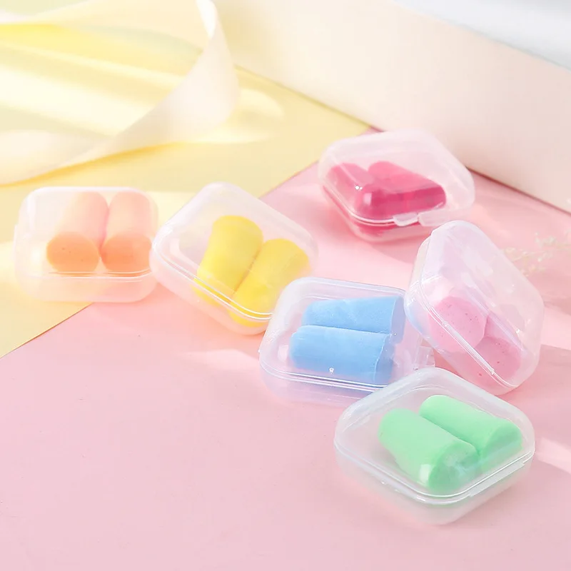 

1 Box comfort earplugs noise reduction Foam Soft Ear Plugs Noise Reduction Earplugs Protective for sleep slow rebound earplugs