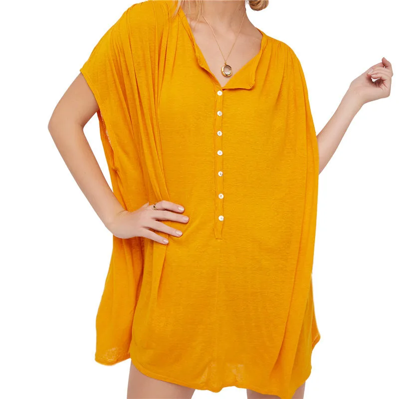 2021 Пляжная накидка вискозный купальный костюм Tunics для пляжного платья пляжная