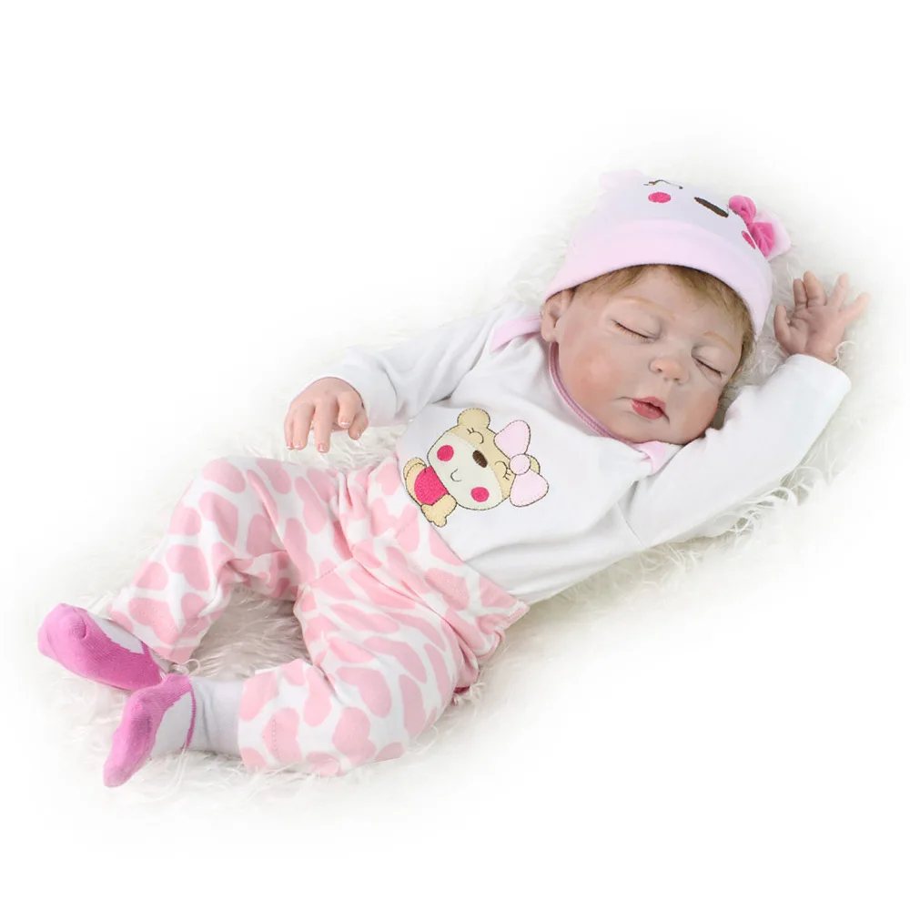 Полностью силиконовые куклы младенцы 22 дюйма 55 см|reborn baby doll|silicone reborn dollsbaby dolls lifelike