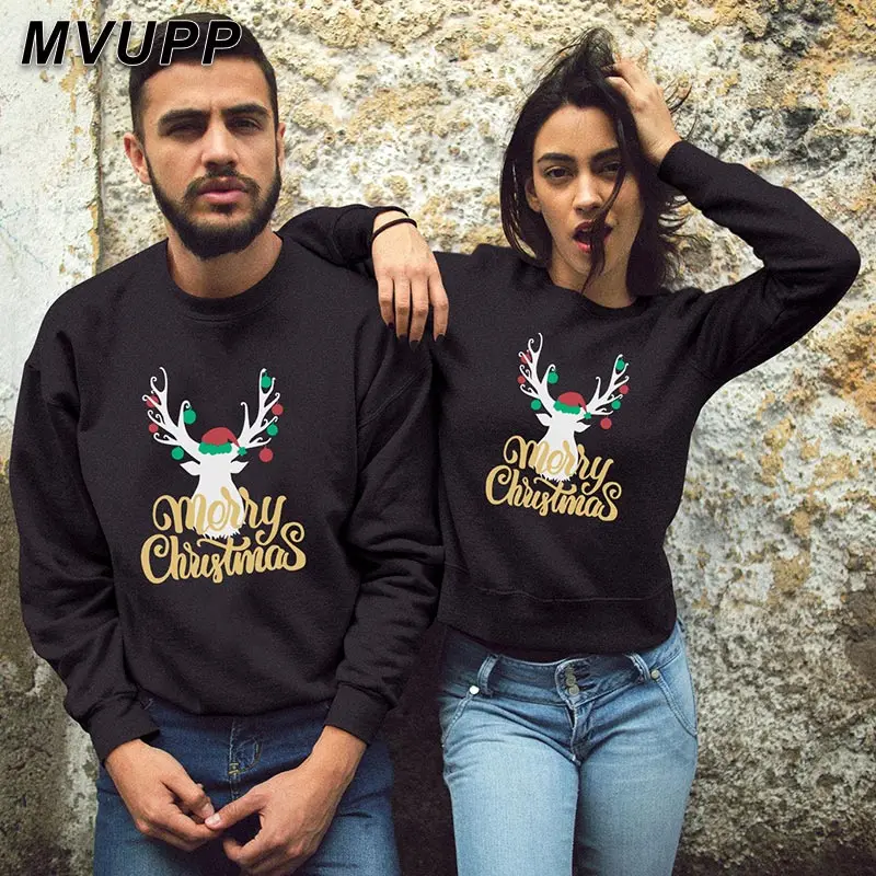 Веселое Рождество Одинаковая семейная толстовка Зимняя одежда для папы мамы и