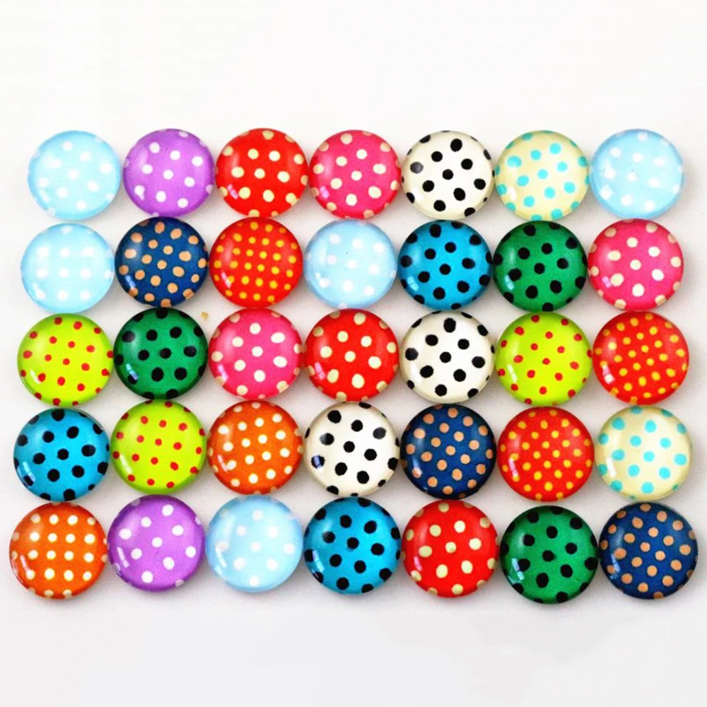 

Hot Sale 50pcs 12mm Mixed Handmade Photo Cute Cool Glass Cabochons (G2-20)