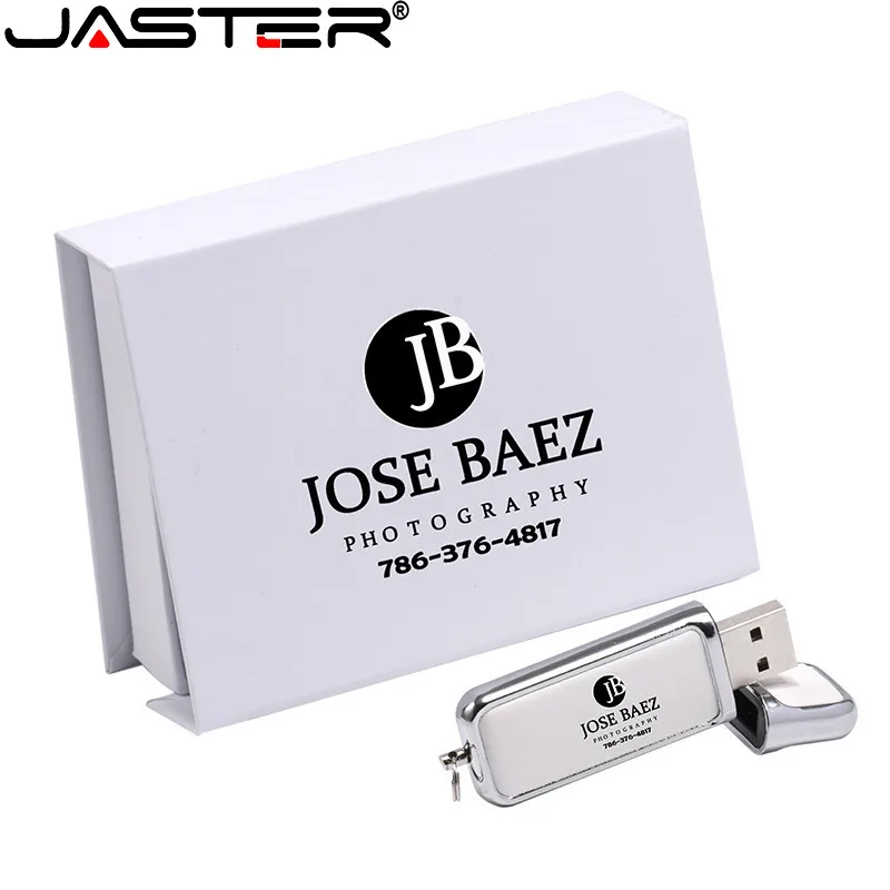 JASTER Пользовательский логотип цветная печать кожа usb 2 0 карты памяти USB флэш