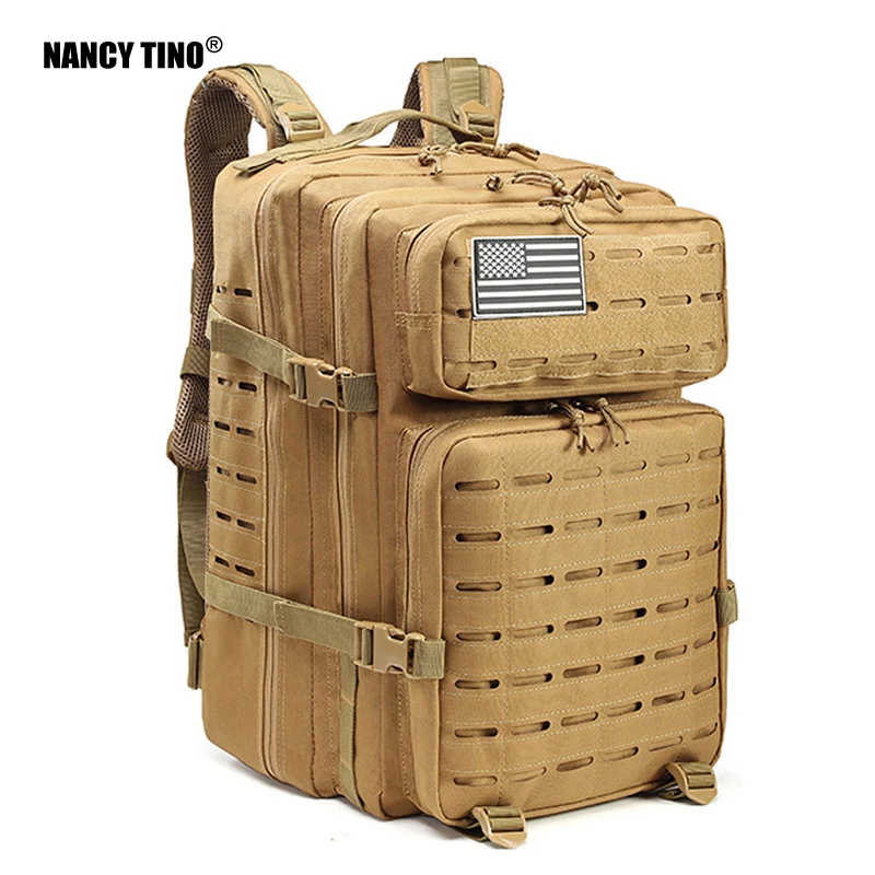 

NANCY TINO New Military Tactical Backpack 3P Army Assault Bag Unisex Outdoor Camouflage Tactical Backpack Camping Backpack 900D