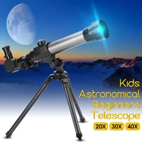 20x 30x 40x refractor astronomical telescope for children combo with tripod christmas gift for children microscope toys