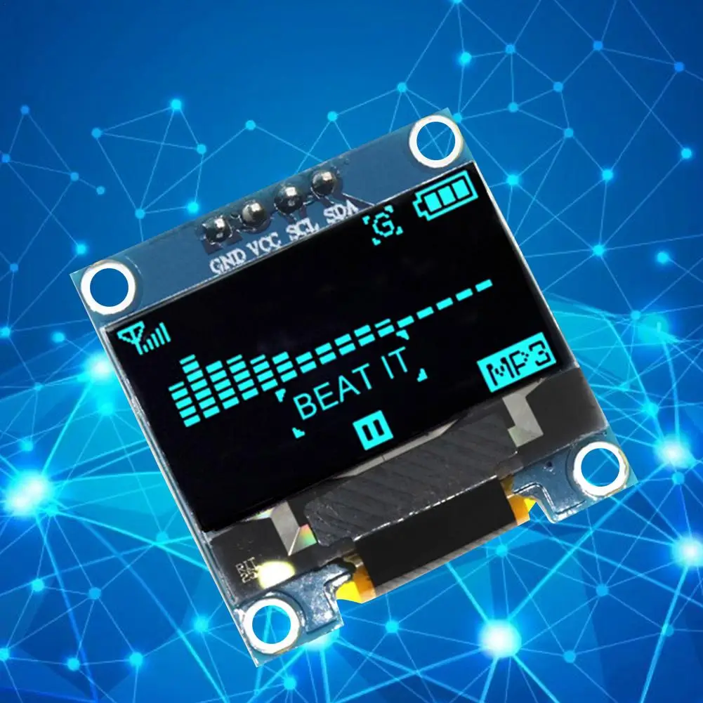 

Оригинальный 0,96 дюймовый Oled IIC Серийный белый OLED дисплей модуль 128X64 I2C SSD1306 12864 Фотогалерея для Arduino