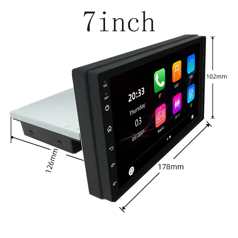 7 Inch DSP RDS FM AM Android 10 Multimedia HiFi Video Player GPS Navigation Car Radio Stereo Wifi BT Carplay Auto AHD | Автомобили и