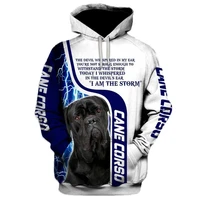 3d printed hoodie art cane corso cute animals love dogs for menwomen unisex harajuku hooded pullover sweatshirt casual jacket