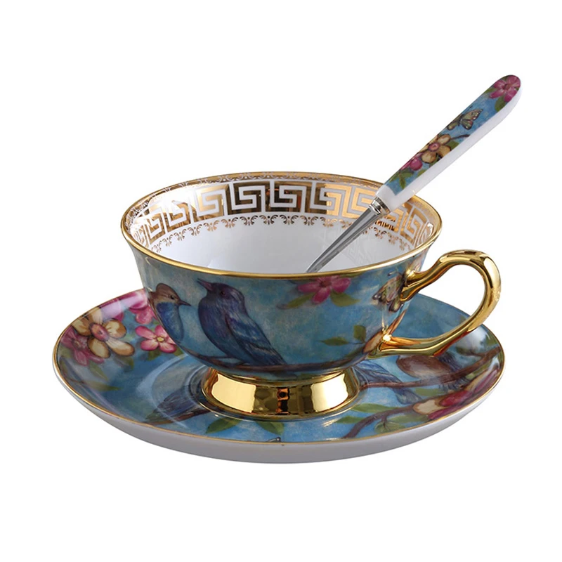 Европейский высококачественный костяной фарфоровый чайный набор креативные