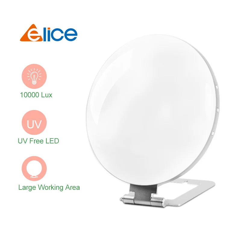 

Sad Therapy Light , UV-Free 10000 Lux Light Lamp Sun Lamp , 3 Color Modes 5 Adjustable Brightness Levels for a Happy Life