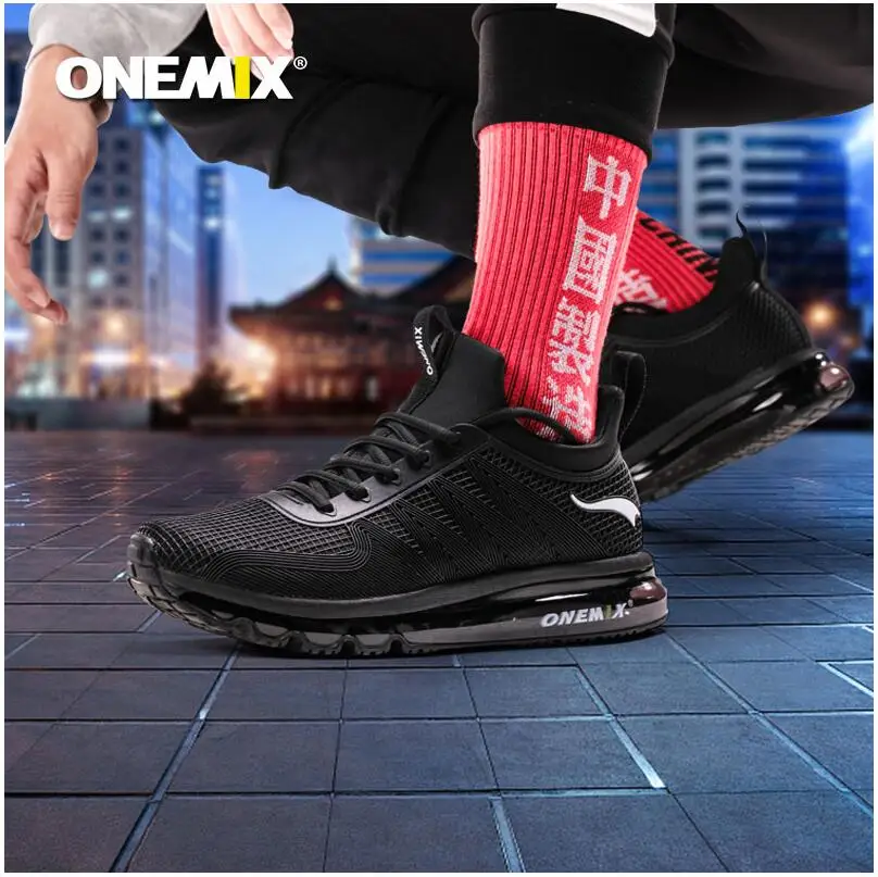 

ONEMIX Air 95 Running Shoes For Men High Top Comfortable Waterproof Air Cushion Waking Sneakers Outdoor Jogging Winter Shoes