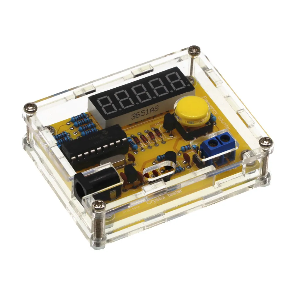 Новый набор для самостоятельной сборки: тестер кварцевых колебаний и частоты в диапазоне от 1 Гц до 50 МГц в корпусе с LED-дисплеем по лучшей цене и высокой надежности.