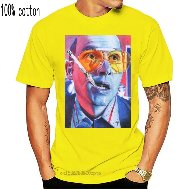 Забавные футболки футболка с принтом страх и потеря в Лас Вегасе 2018 модная