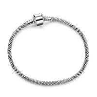 new european high quality original snake chain classic pandora bracelet bangle trendy jewelry for women girls diy jewelry gift