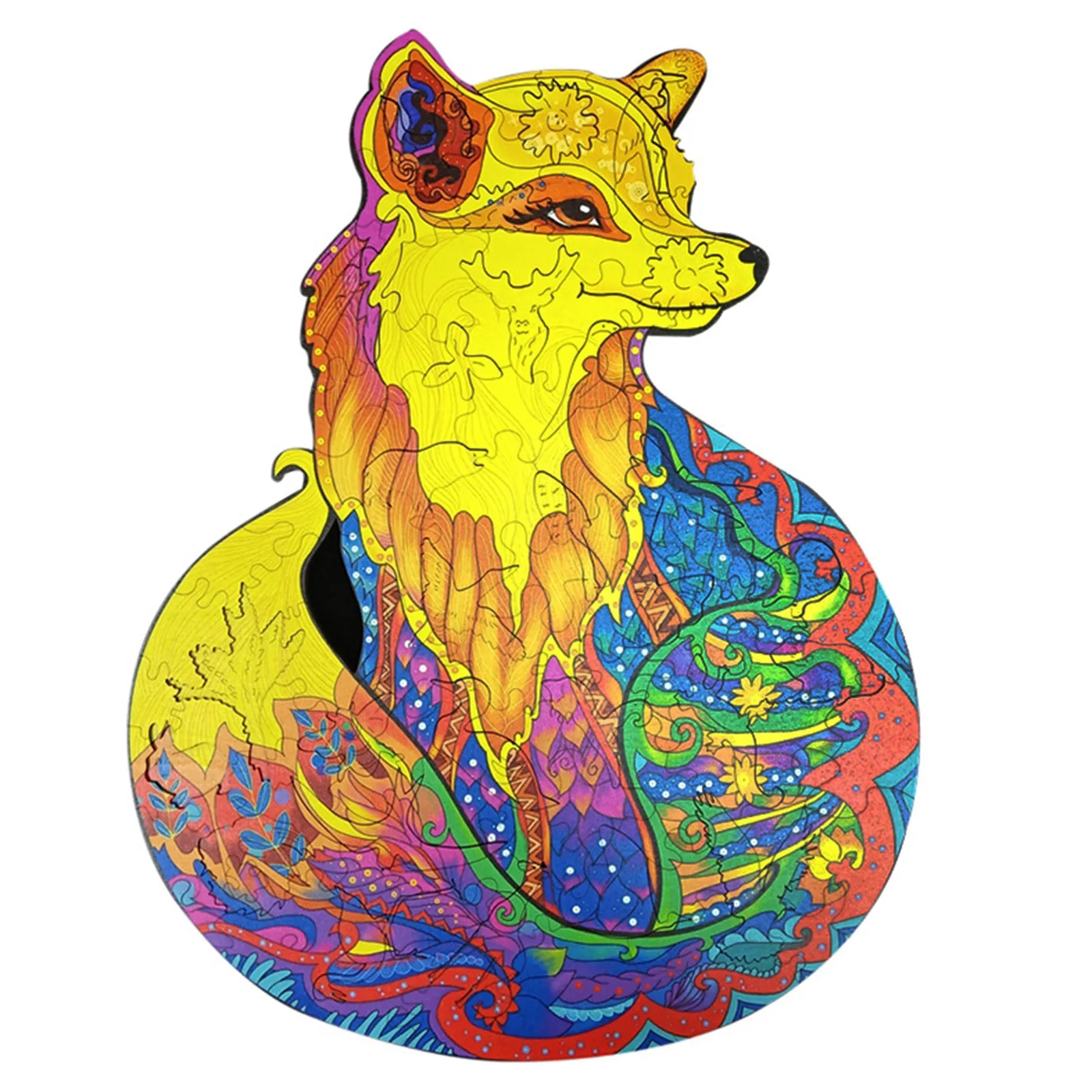 

Wooden Puzzles - Unique Butterfly Shape Puzzle Pieces Best Gift For Adult Children Puzzle, Ideal For The Family Game Collection