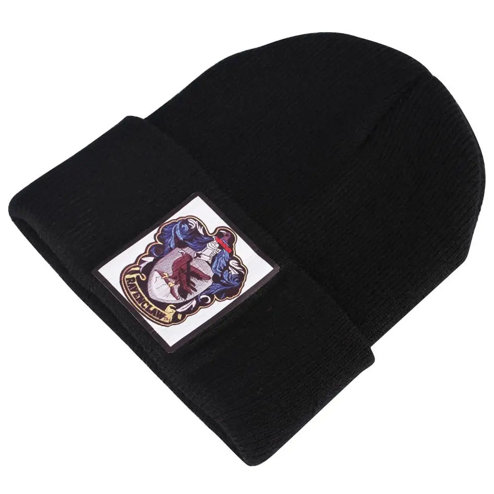 Мужские шапки черная трикотажная шапка зимняя фэнтезийная Волшебная Когтеточка