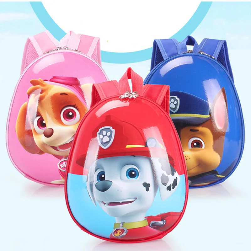 

Paw Patrol Bag Cartoon Figure Skye Everest Marshall Ryder Chase Print Anime Backpack Kindergarten Children School Toy Bag