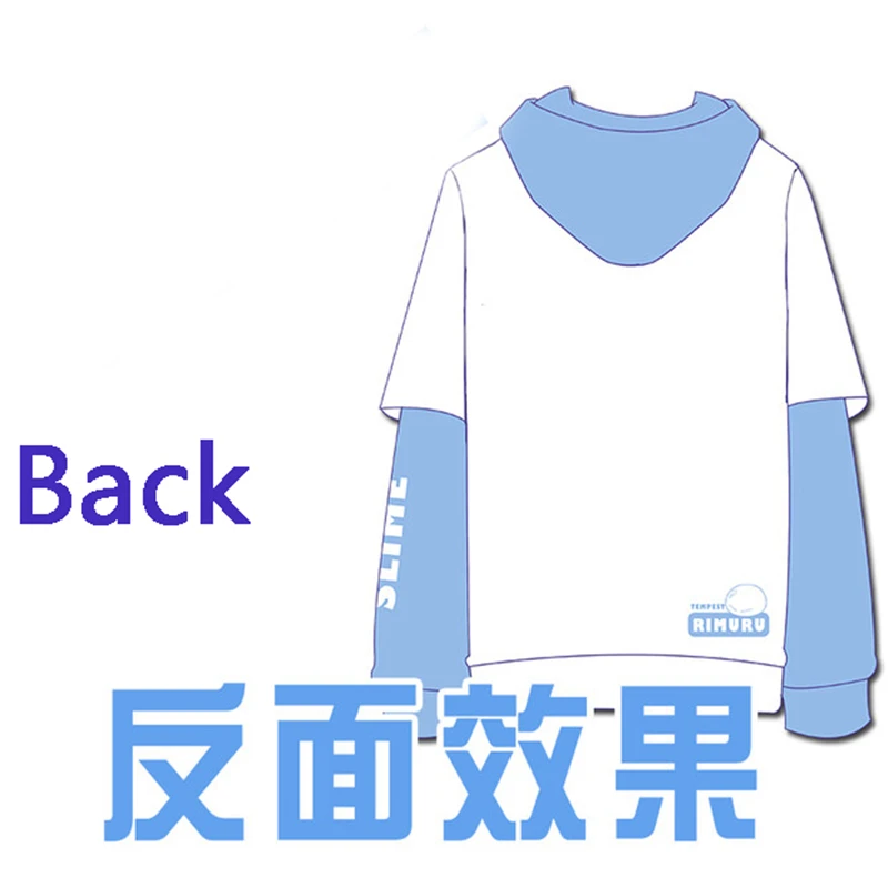 1 предмет толстовка с капюшоном и длинными рукавами в стиле аниме That Time I Got Reincarnated