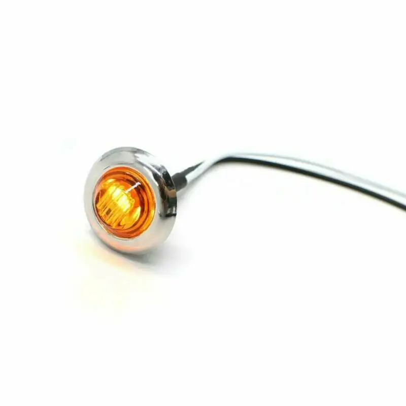 

20pcs Side Marker Lights 3LED Clearance Stainless steel frame Signal light