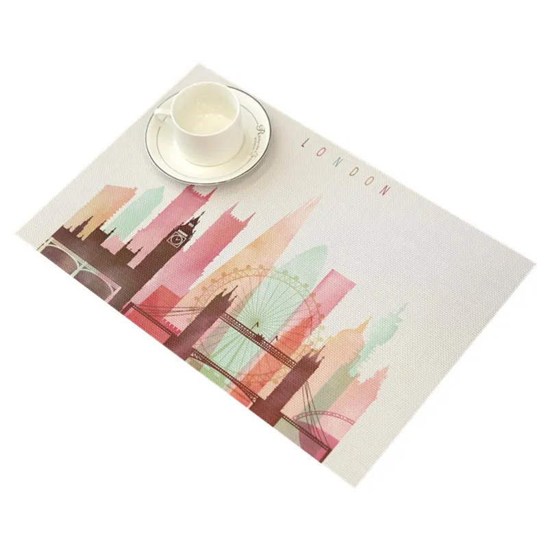 Детская подстилка для стола водонепроницаемая из ПВХ коврики обеденного