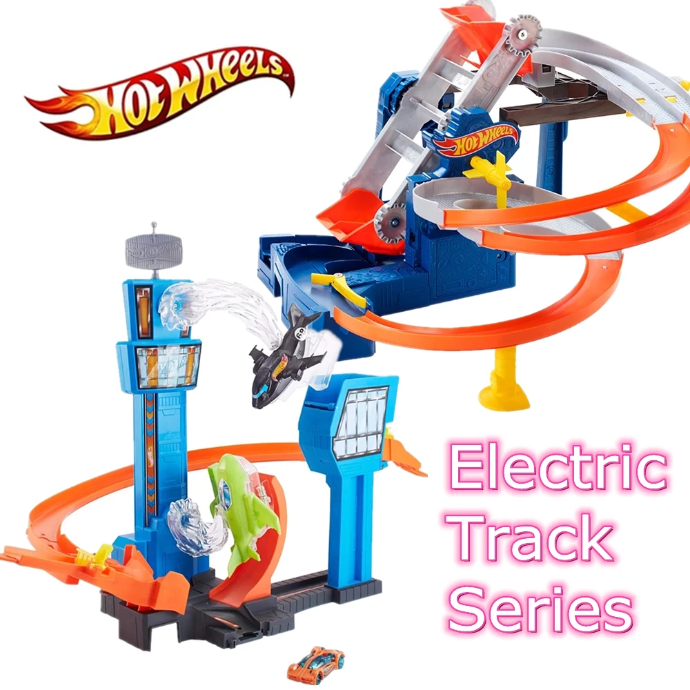 

Лидер продаж, электрическая городская машина Hot Wheels, квадратный автоподъемник, модельные автомобили Hotwheels, машинка, игрушки для детей, подар...