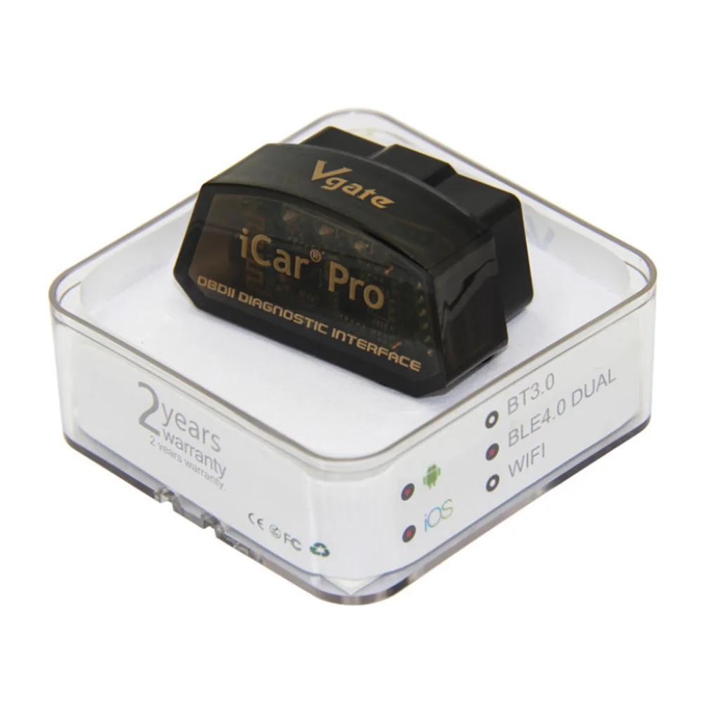ELM327 Vgate iCar Pro Bluetooth 4 0 3 WiFi OBDII OBD2 адаптер считыватель кодов BLE низкое