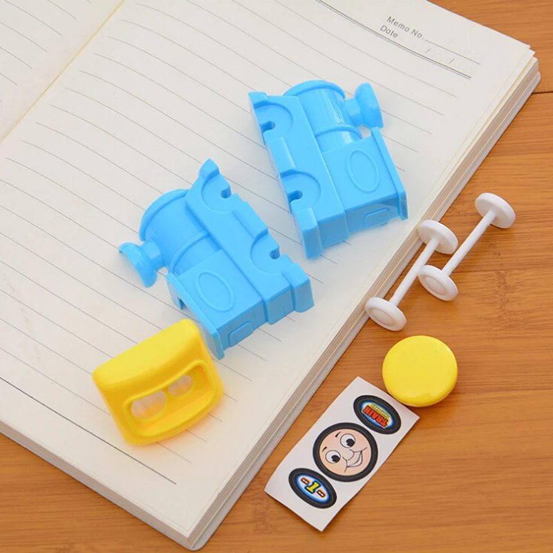 

Multipurpose pen penholder pencil sharpener South Korea stationery student puzzle assembly lovely toys Thomas pencil sharpener