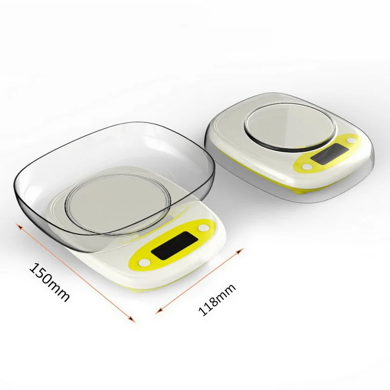 Кухонные мини весы 7 кг/3 кг 0 1/1 г высокоточные цифровые с ЖК дисплеем для